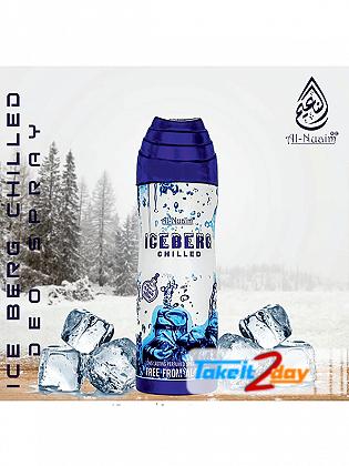 Al Nuaim Iceberg Chilled Deodorant Body Spray For Men And Women 200 ML Pack Of 3